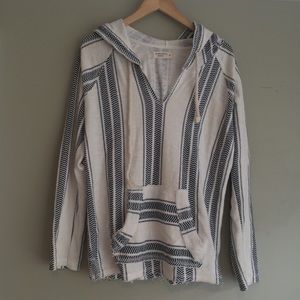 Poncho style hoodie